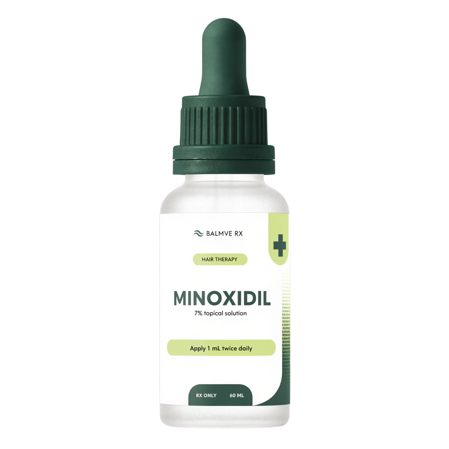 Illustrative topical minoxidil packaging