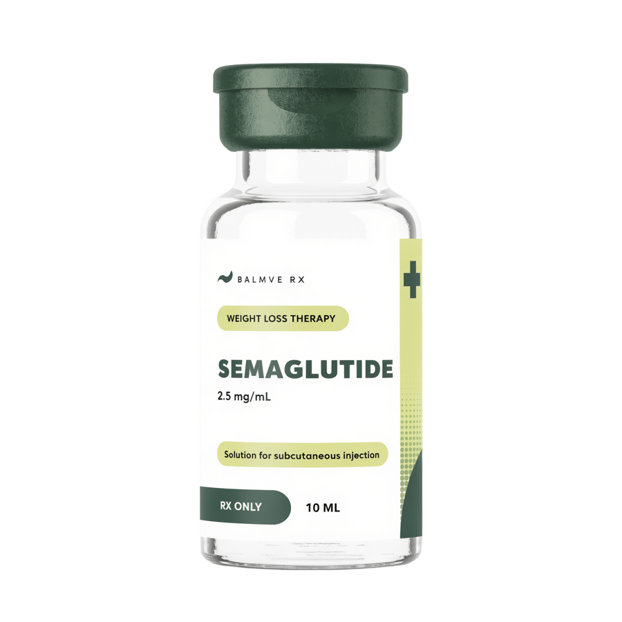 Illustrative Balmve RX semaglutide packaging